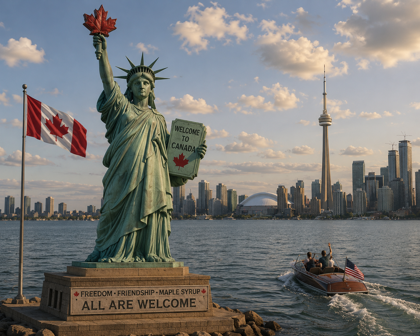 Ellis Island now Toronto Island CanuckChuck News